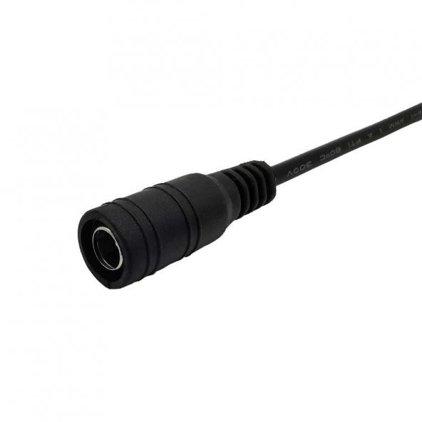 5.5mm x 2.1mm 15cm Adaptör Kablosu Dişi 22AWG 80 Derece 300V - 1