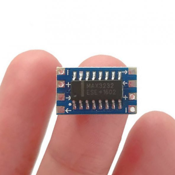 Mini Max3232 RS232 TTL Breakout Modül Uart 120kbps 3V 5V Seri