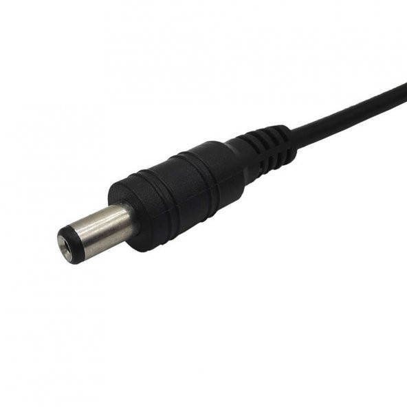 5.5mm x 2.1mm 15cm Adaptör Kablosu Erkek 22AWG 80 Derece 300V - 1
