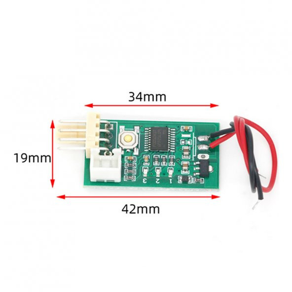 DC 12V 20ma PWM 4 Telli Fan Hız Kontrol Devresi PC CPU Soğutucu - 4