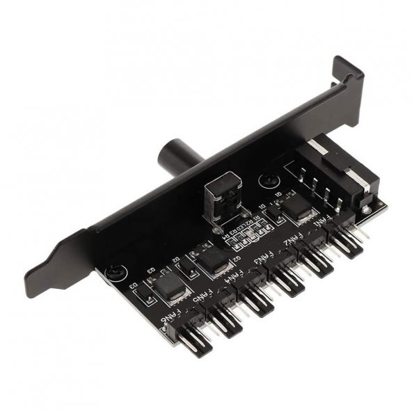 6 Port Fan Çoğaltıcı Hız Kontrol Kartı Molex Güç Giriş Soketi 12V - 2