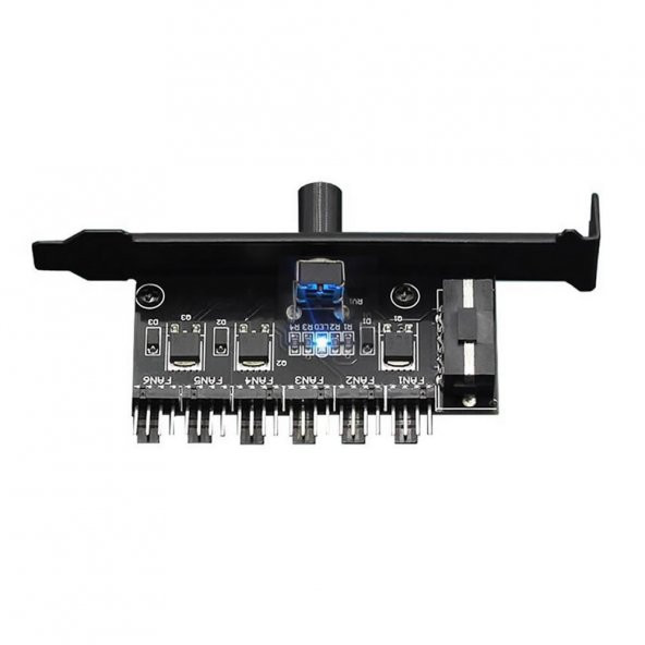 6 Port Fan Çoğaltıcı Hız Kontrol Kartı Molex Güç Giriş Soketi 12V - 3