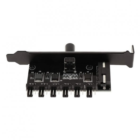 6 Port Fan Çoğaltıcı Hız Kontrol Kartı Molex Güç Giriş Soketi 12V - 6