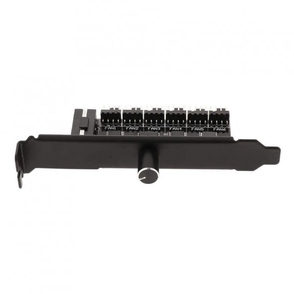 6 Port Fan Çoğaltıcı Hız Kontrol Kartı Molex Güç Giriş Soketi 12V - 8