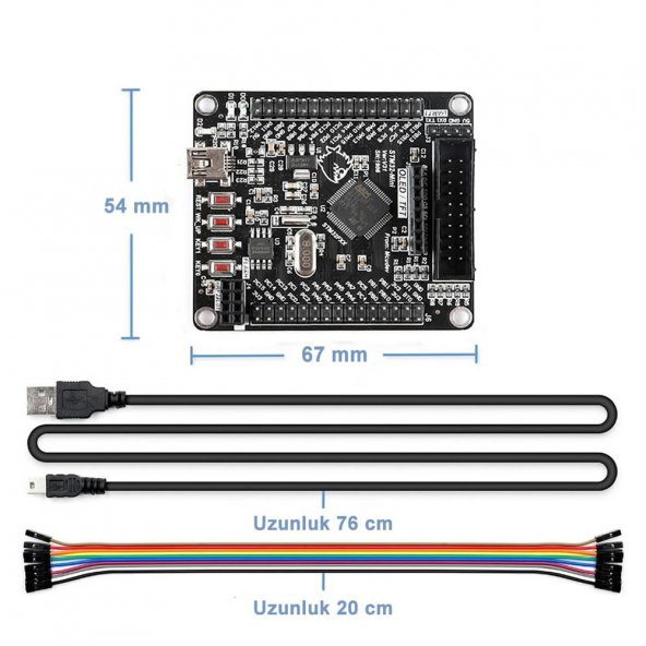 STM32F103RCT6 Gelistirme Kartı ARM STM32 32 Bit Arm Cortex M3 - 8