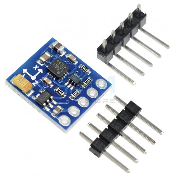 Hmc5883 Gy-271 Üç Eksenli Gyro Sensör Modülü 3V-5V Manyetometre - 7