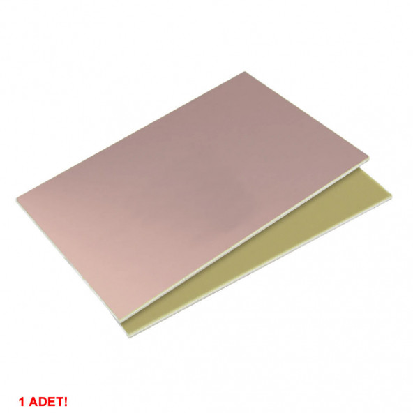 7x10cm Tek Yüz Bakır Plaket Pcb Elektronik Baskı Devre Prototip Test Deney Deneme Kartı FR4 Levha - Resim 3