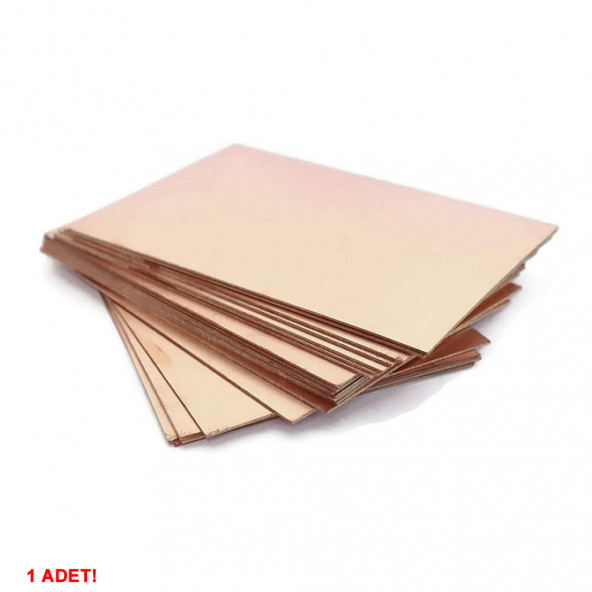 7x10cm Tek Yüz Bakır Plaket Pcb Elektronik Baskı Devre Prototip Test Deney Deneme Kartı FR4 Levha - Resim 6