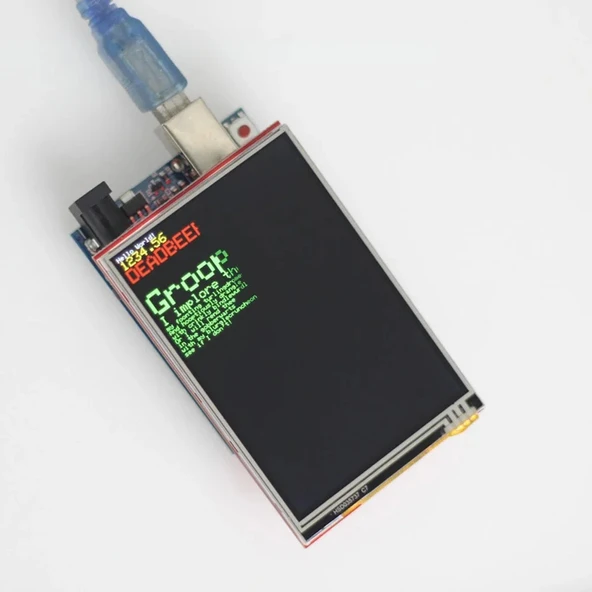 Arduino UNO R3 3.5" TFT LCD Ekran Modül Resiztif Dokunmatik - Resim 8