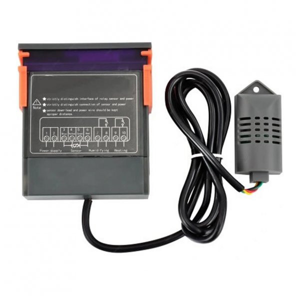 STC-3028 Isı Ve Nem Termostatı Çift Ekran 220V Isıtıcı Soğutucu - 2