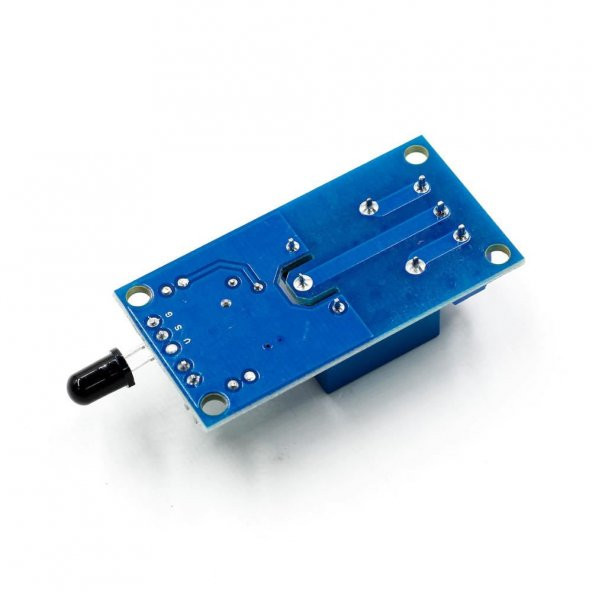 12V Röleli Alev Ateş Algılama Sensör Yangın Alarmı 80cm 60 Derece Açı - 3