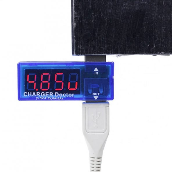Usb Voltmetre Ampermetre Şarj Doktor Akım Voltaj İzleyici Şarj - Resim 6