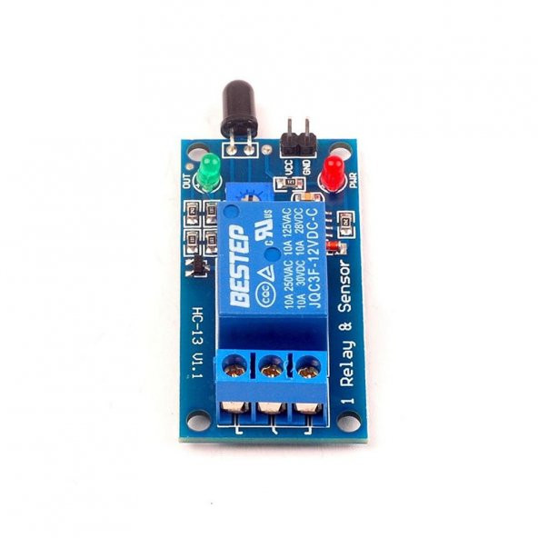 12V Röleli Alev Ateş Algılama Sensör Yangın Alarmı 80cm 60 Derece Açı - 7