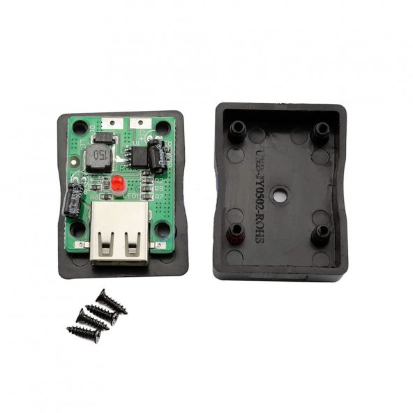 Solar Panel Kontrol Kartı USB 5V 2A Kutu DC 6-20V Voltaj Düşürücü - 8