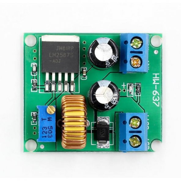 LM2587 Ayarlı Voltaj Yükseltici Modül 40V 5A Step Up Boost Modül
