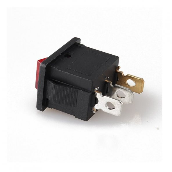 3 Pin Anahtar Ledli Kcd1 Rocker Switch Mini Buton ON / OFF 10A - Resim 3