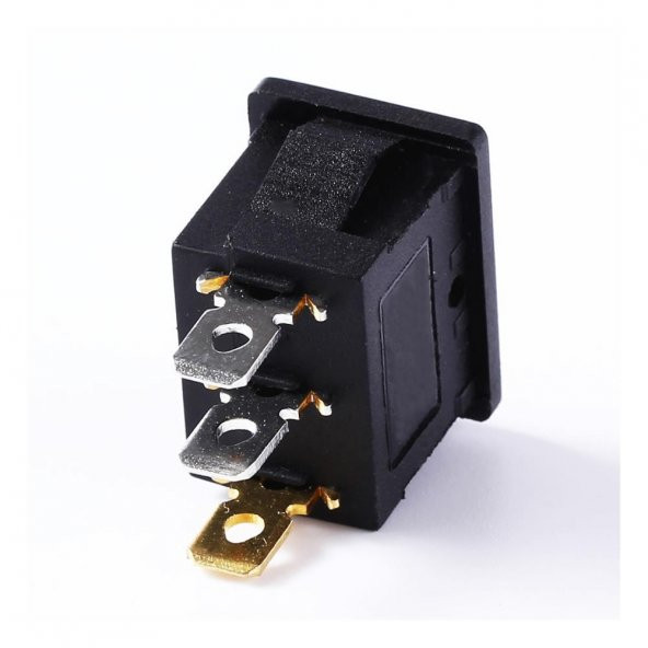 3 Pin Anahtar Ledli Kcd1 Rocker Switch Mini Buton ON / OFF 10A - Resim 4