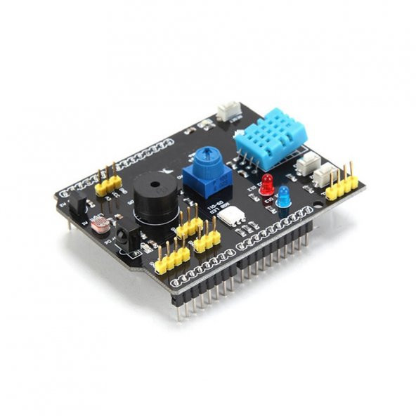 Arduino Sensor Shield Çok Fonksiyonlu Sensör Kartı DHT11 LM35 LDR ürün görseli