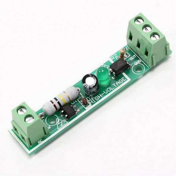 Optokuplör İzolasyonlu AC 220V Voltaj Algılayıcı Sensör Modül