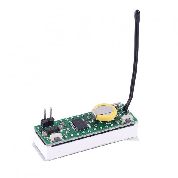 3 Fonksiyonlu Termometre Saat Voltmetre Gösterge Modül Dijital Ekran Display Kırmızı 4 Hane 7 Segmet - Resim 2
