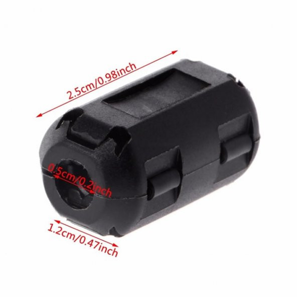 5mm Ferrit Halka Yüzük Filtre Kablo Gürültü Bastırıcı Azaltıcı - 8
