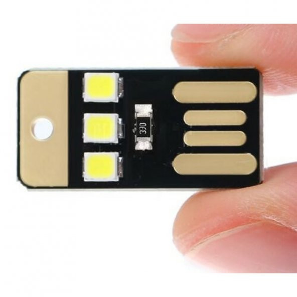 Usb Led Lamba Modülü Mini Çok İnce Led Işık Kamp Gece Lambası - 4