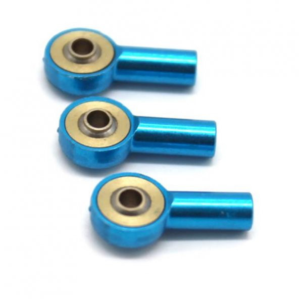 Metal M3 Bağlantı Parçası Alüminyum Top Kafa Eklenti Çubuğu RC Araba Robot - Resim 3