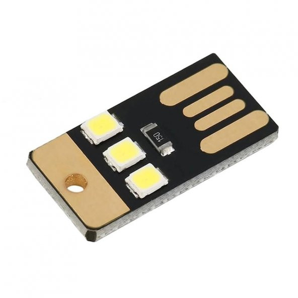 Usb Led Lamba Modülü Mini Çok İnce Led Işık Kamp Gece Lambası - 5