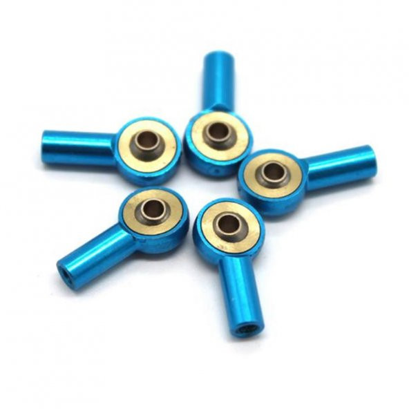 Metal M3 Bağlantı Parçası Alüminyum Top Kafa Eklenti Çubuğu RC Araba Robot - Resim 4