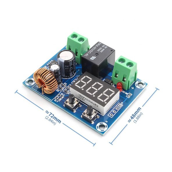 XH-M609 Pil Aşırı Deşarj Koruma Modülü  DC 12/36V Batarya Kurşun Asit Akü Düşük Voltaj Koruyucu Göst - Resim 7