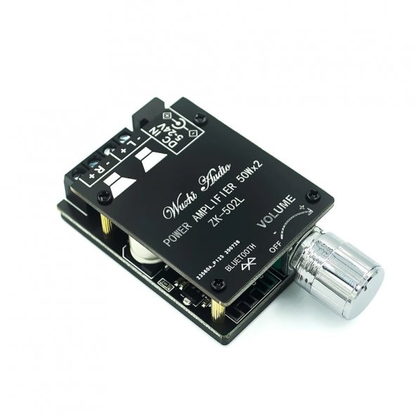 ZK-502L Stereo Bluetooth 5.0 Güç Amphi Modülü 2x50W Kutulu - Resim 3
