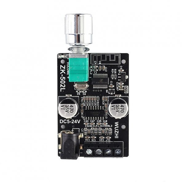 ZK-502L Stereo Bluetooth 5.0 Güç Amphi Modülü 2x50W Kutulu - Resim 7