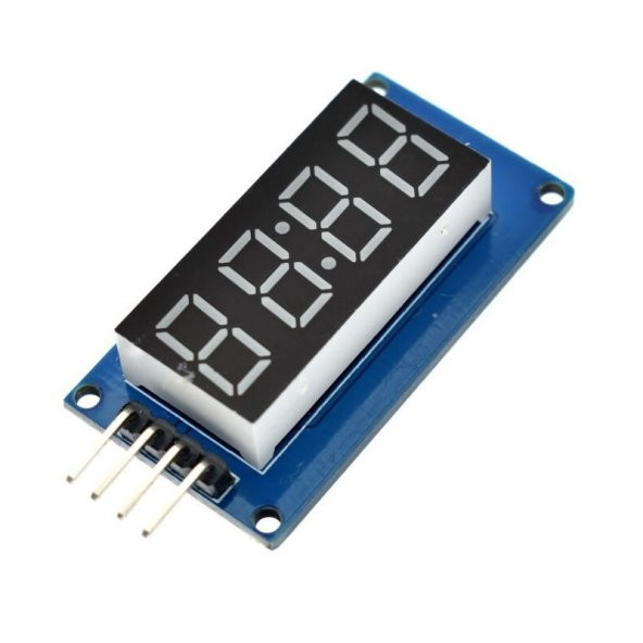 TM1637 4 Hane 4 Digit Dijital Seri 7 Segment Ekran Saat IIC - Resim 2