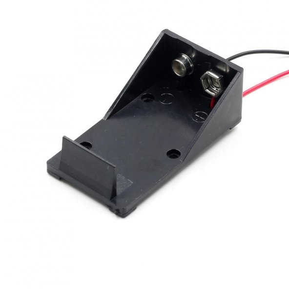 9V Pil Yuvası Kablolu Kolay Taşınabilir Batarya Pil Kutusu - Resim 8