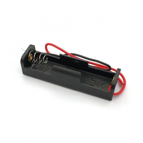 1li 1,5V AA Kalem Pil Kutusu Yuvası 1,5V Kablolu Batarya Pil Tutucu - 3
