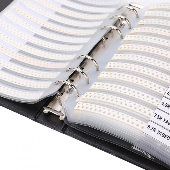 4250 Parça Smd 0805 Direnç Seti Kitabı 1 Sample Book - 6