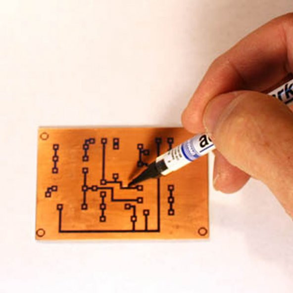 Pcb Çizim Kalemi 0.5mm İnce Uç S Baskı Devre Prototip Asetat - 6