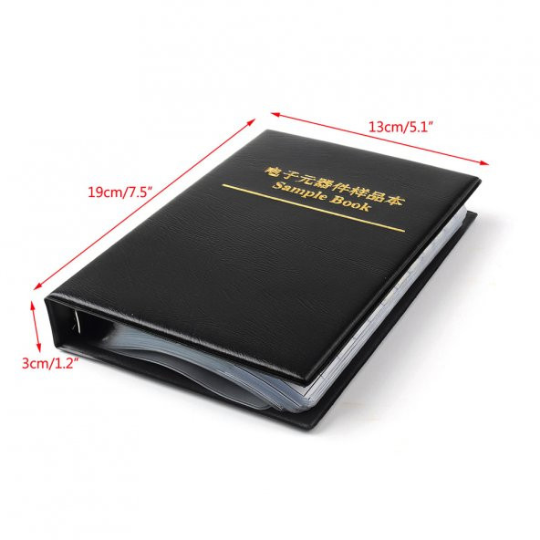 4250 Parça Smd 0805 Direnç Seti Kitabı 1 Sample Book - 8
