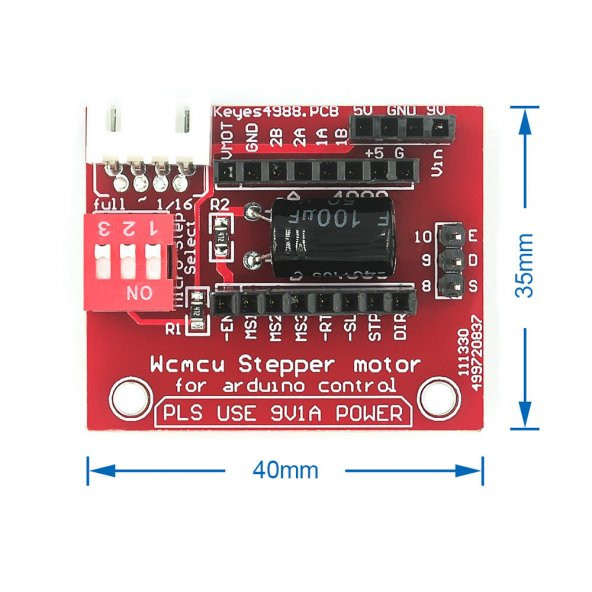 A4988 Drv8825 Step Motor Sürücü Shield Genişleme Kartı 3D Yazıcı - Resim 7