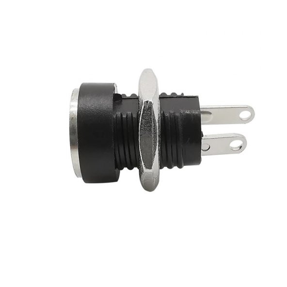 5.5mm x 2.1mm DC Güç Soketi Plastik Panel Montaj Tip Adaptör - 3