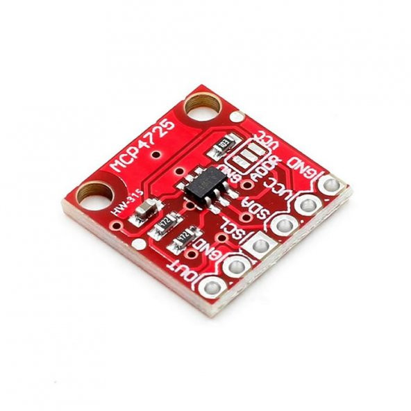 MCP4725 I2C Dijital to Analog Çevirici DAC Modülü IIC Haberleşme 12 Bit Çözünürlük Ses Müzik Analog