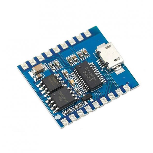 DY-SV17F MP3 Wav Ses Çalma Modülü 4mb, 5W Hoparlör, Microusb UART
