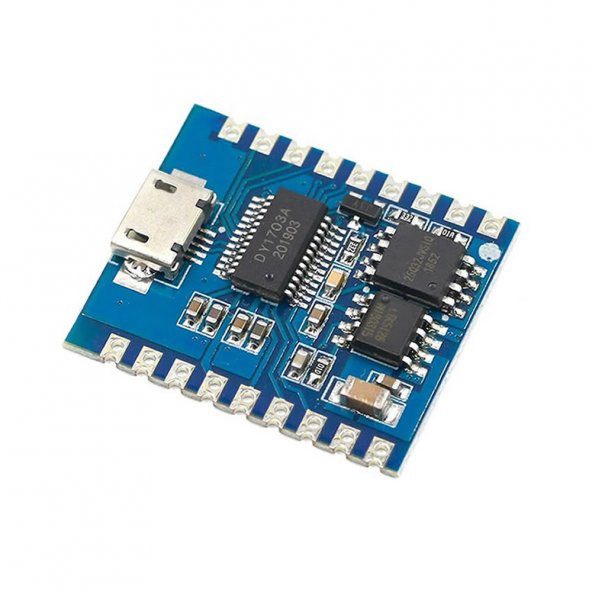 DY-SV17F MP3 Wav Ses Çalma Modülü 4mb, 5W Hoparlör, Microusb UART - 2