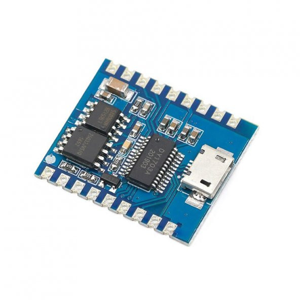 DY-SV17F MP3 Wav Ses Çalma Modülü 4mb, 5W Hoparlör, Microusb UART - 3