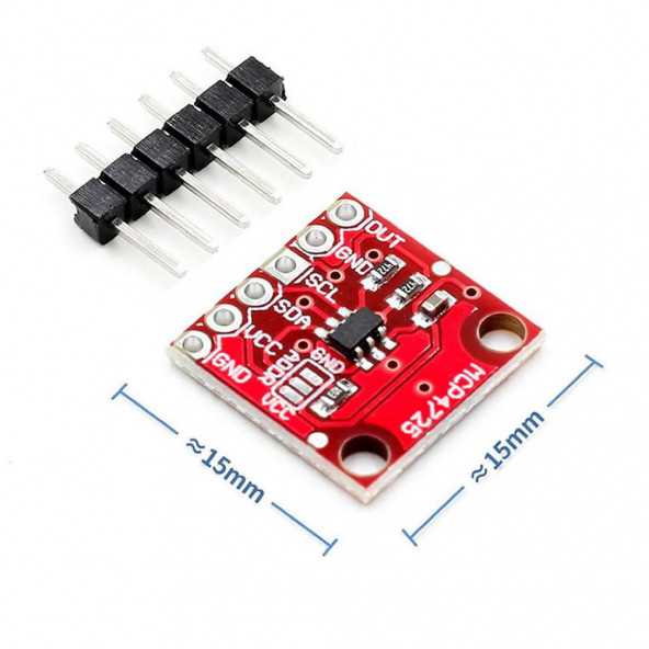 MCP4725 I2C Dijital to Analog Çevirici DAC Modülü IIC Haberleşme 12 Bit Çözünürlük Ses Müzik Analog - Resim 2