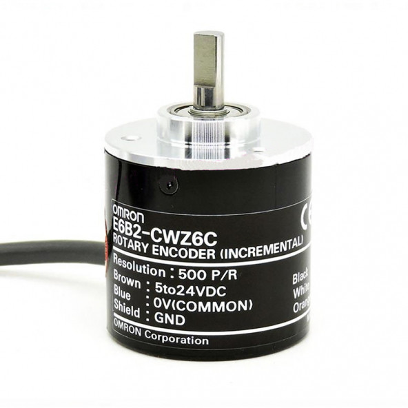 Omron E6B2-CWZ6C 500 Pals Optik Rotary Enkoder DC 5V/24V Döner Encoder A B Z 3 Fazlı Motor