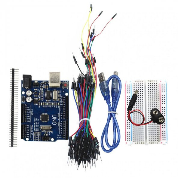 Elektronik Başlangıç Seti Arduino Uno R3 Starter Kit Kutulu 71 Parça