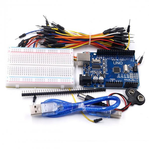 Elektronik Başlangıç Seti Arduino Uno R3 Starter Kit Kutulu 71 Parça - 3