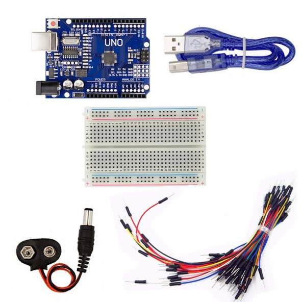 Elektronik Başlangıç Seti Arduino Uno R3 Starter Kit Kutulu 71 Parça - 6