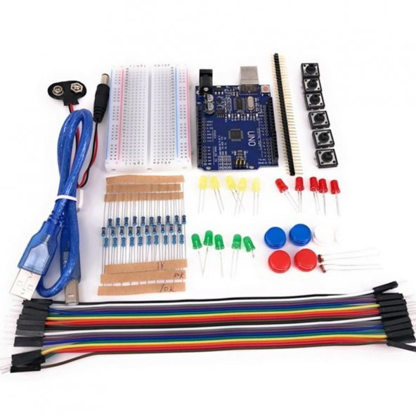 Elektronik Başlangıç Seti Arduino Uno R3 Starter Kit Kutulu 78 Parça - 6